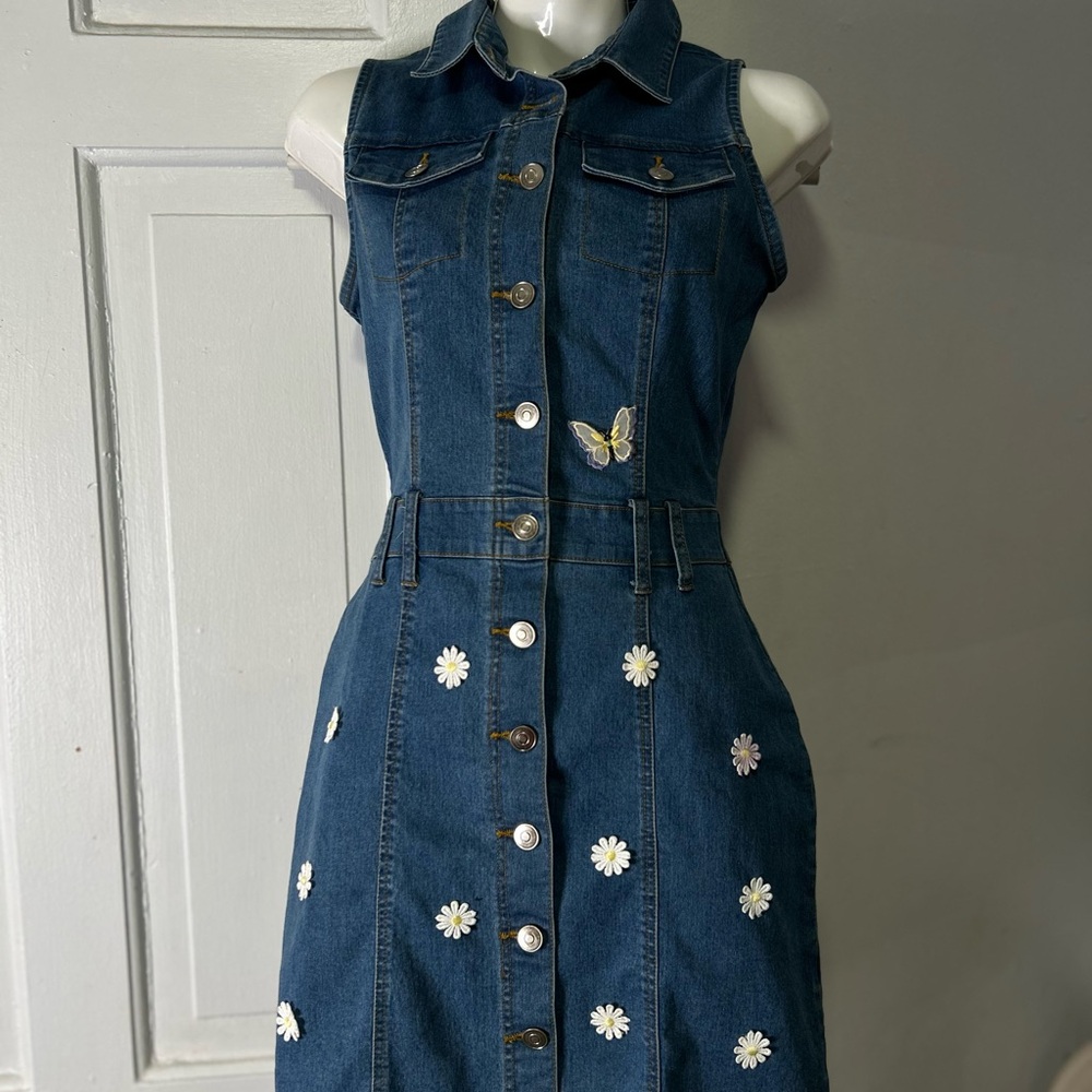 Derek Heart Classic Blue Denim dress